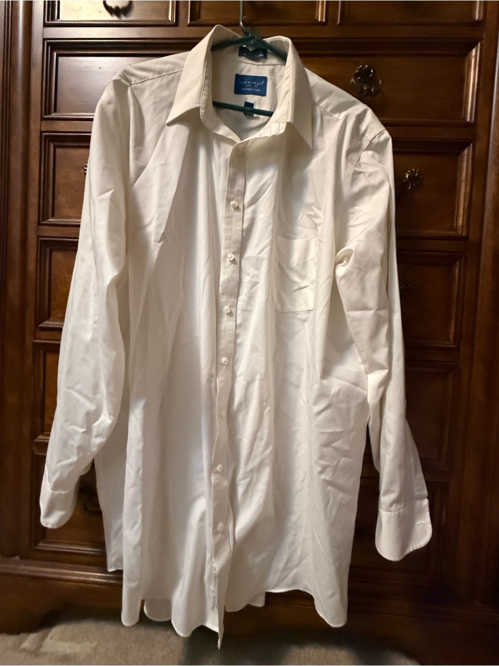 Towncraft White Men's Dress Shirt